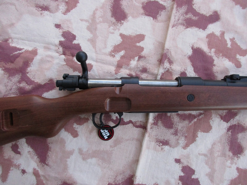 Mauser K98 KAR98K  Full Metal Abs Wood type Stock Spring Bolt Action by Snow Wolf