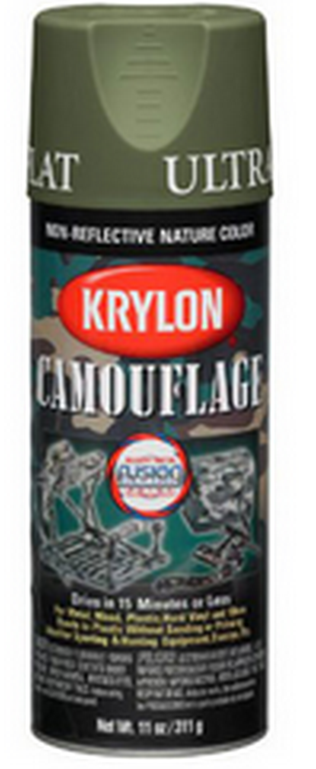 Krylon Camouflage Paint with Fusion Technology Woodland Light Green by Krylon