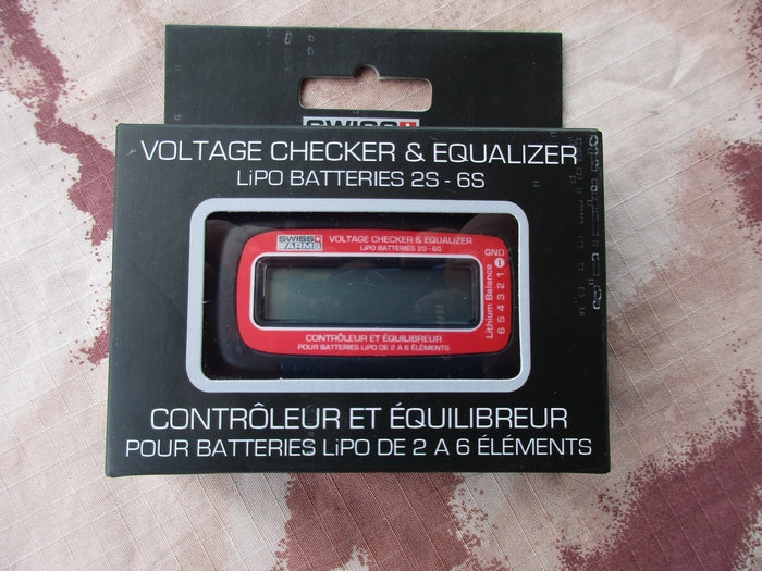 Li-Po Voltage Checker & Equalizer Bilanciatore-Tester da 2 a 6 Celle by Swiss Arma