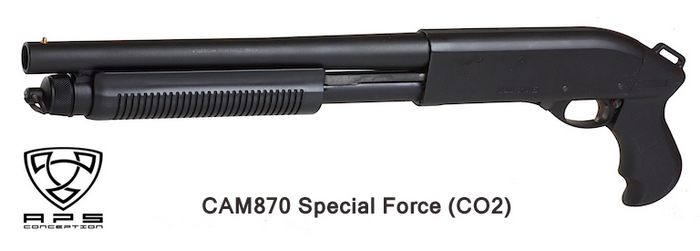 M870SF Remington Co2 Full Metal by Aps