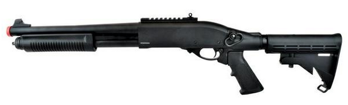 M870M "Medium" Gas Shotgun 3 - 6 Shots Full Metal by Golden Eagle