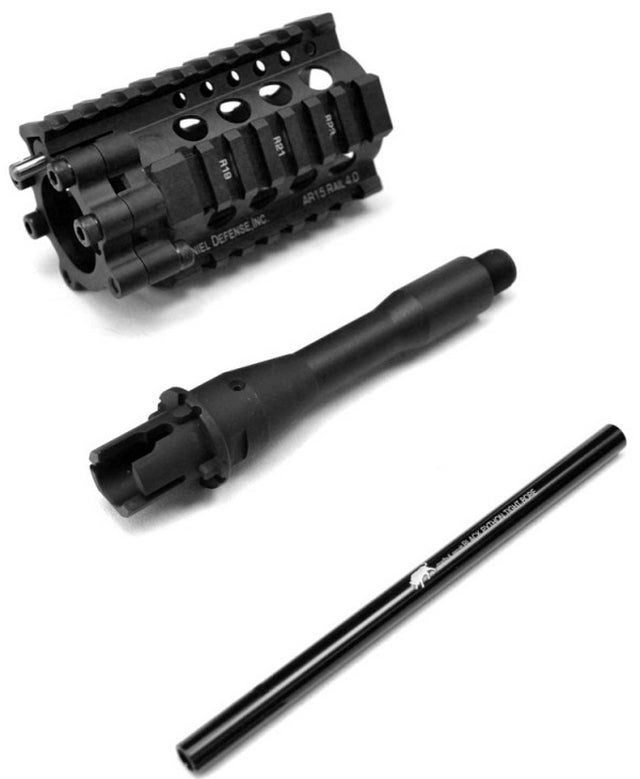 Daniel Defense Lite Rail Front Set Black  4" by Madbull