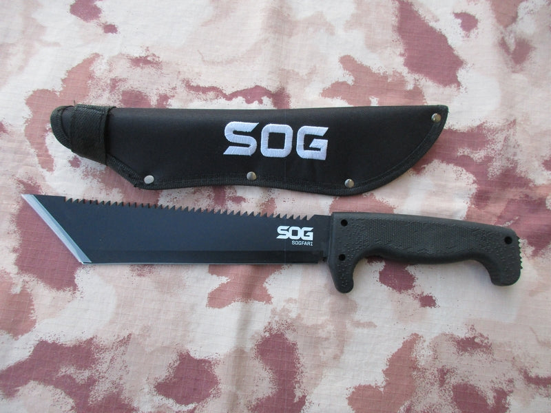 SOG Machete Sogsafari 10inch Stainless Steel Blade by SOG