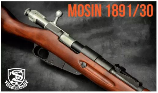 S&T Mosin Nagant M1891/30 Full Wood & Metal Spring Bolt Action Rifle by S&T