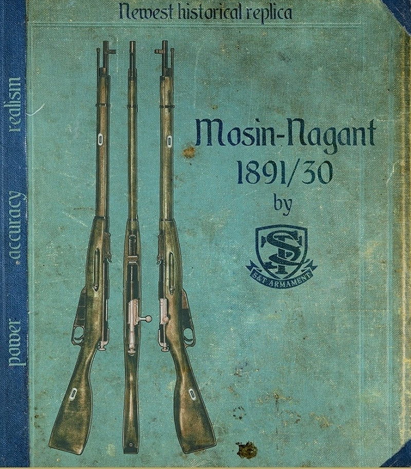 S&T Mosin Nagant M1891/30 Full Wood & Metal Spring Bolt Action Rifle by S&T