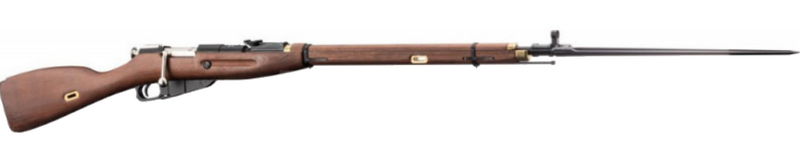 Mosin Nagant 1891-30 Full Wood & Metal Spring Powered Rifle by PPS Bo Manufacture