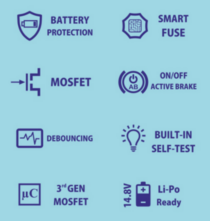 Mosfet Nano HARD Mil-Spec Li-Po Ready by Gate