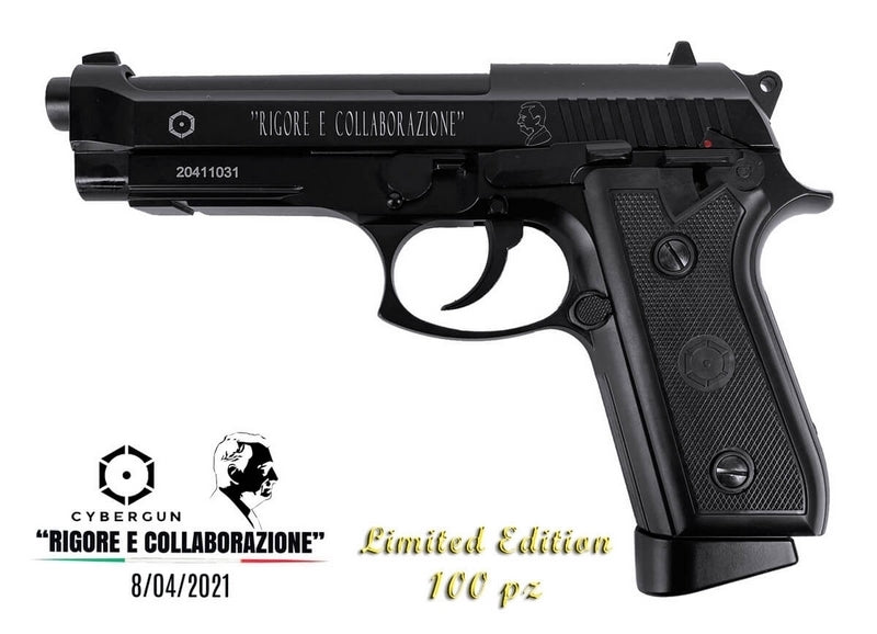 "La Rinascita" PT92 "Rigore e Collaborazione" Co2 Full Metal Full Auto by KWC per Cybergun