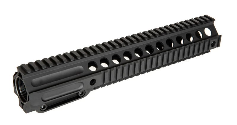 SR25 Custom 12.6" Aluminum Rail & Steel Flash Hider by Dave's Custom Airsoft