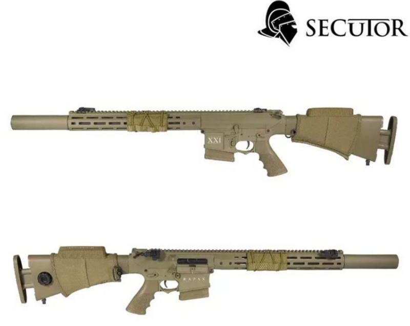 Secutor Rapax XXI M.4 DMR DE Dark Earth Mosfet Li-Po Ready by Secutor Arms