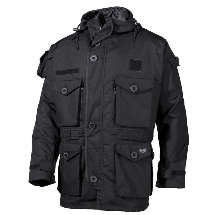 Smock Black Commando Jacket Rip Stop