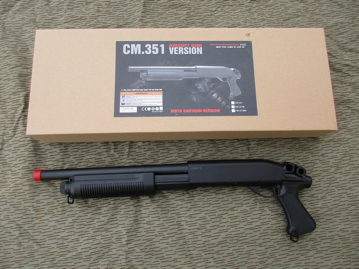 Spas 12 Type SP12 Shotgun 3 Barrels Spring Power CM351 Short by Cyma