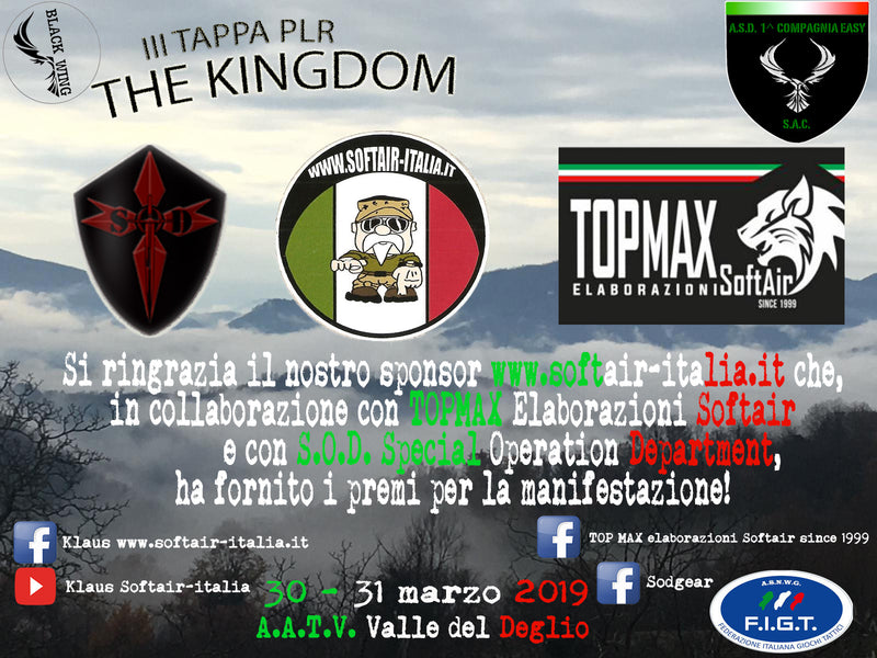 III Tappa P.L.R. "The Kingdom" 30-31 Marzo 2019 by 1° Compagnia Easy