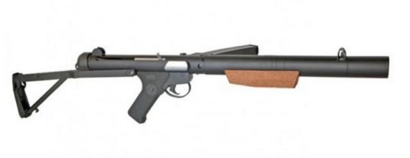 Sterling MK5 L34A1 Submachine Gun Full Wood & Metal by S&T