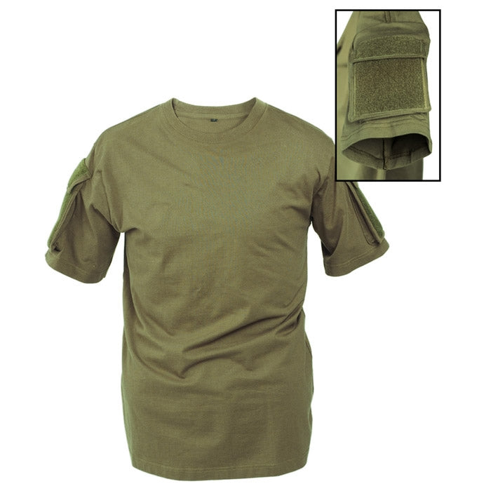 Tactical T-Shirt OD con Tasche & Velcri per ID-Patches