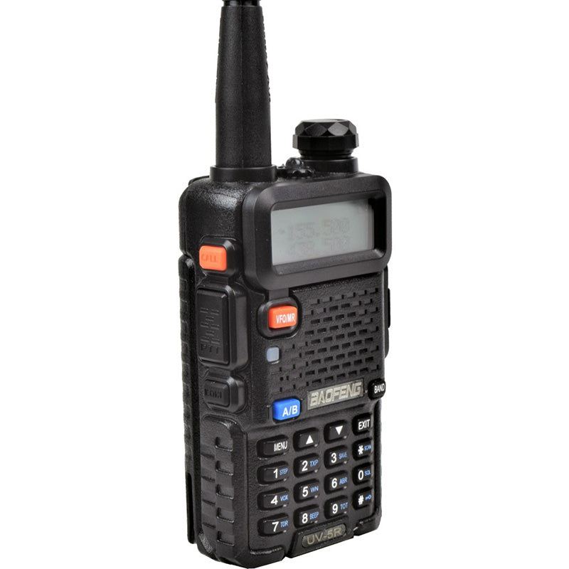 Baofeng UV-5R Manual Dual Band Ricetrasmittente Nera Short Battery VHF-UHF by Baofeng