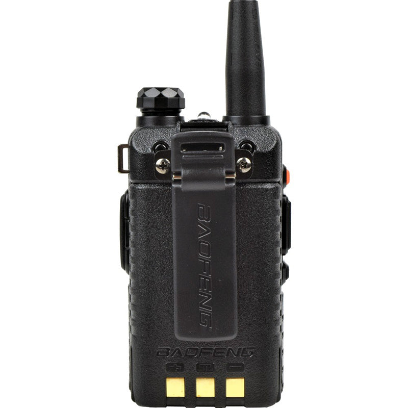 Baofeng UV-5R Manual Dual Band Ricetrasmittente Nera Short Battery VHF-UHF by Baofeng