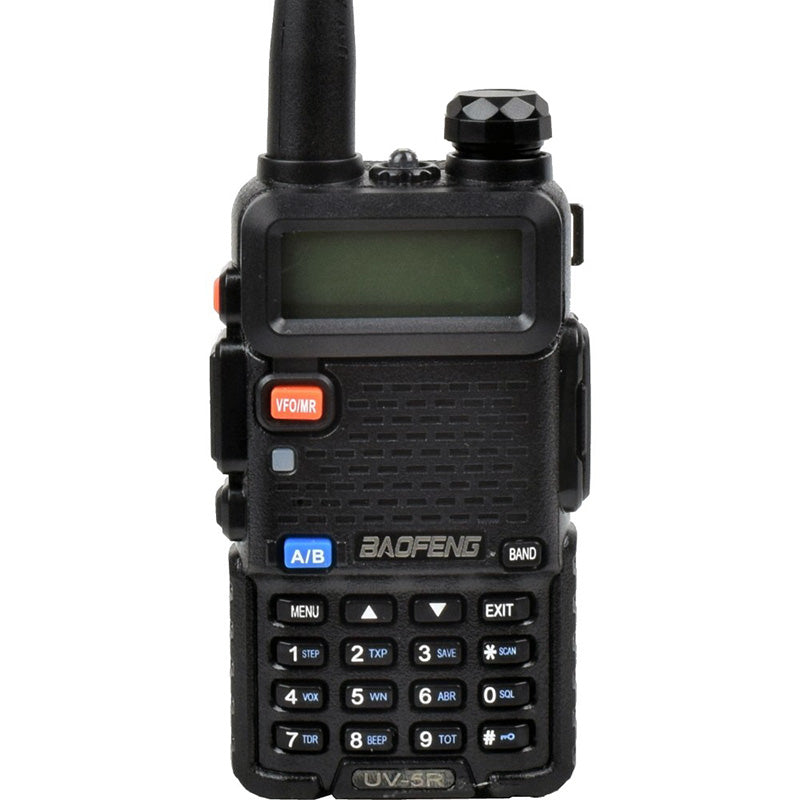 Baofeng UV-5R Manual Dual Band Ricetrasmittente Nera Short Battery VHF-UHF by Baofeng