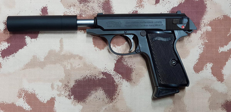 PPK S Silenziata con Scritte e Loghi Originali Walther GBB by Maruzen per Umarex