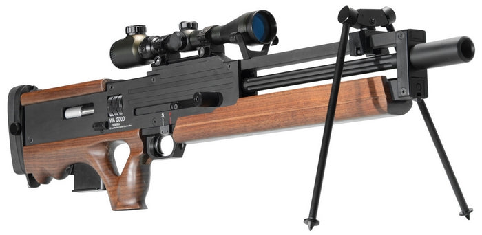 WA2000 Walther Licensed Airsoft Sniper Rifle Full Wood & Metal SR-007 by Ares