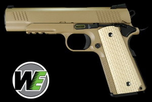 1911 Kimber Tan Type Full Metal Scarrellante a Gas by WE