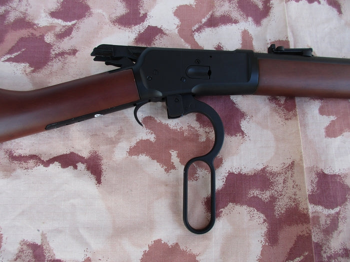 Winchester M1892 "Saddle Gun" SRX V2 Range Gas Real Wood & Full Metal Version by A&K