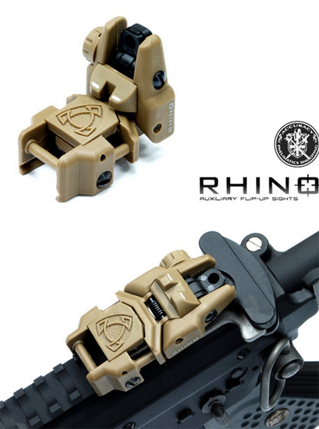 Rhino Tacca di Mira Posteriore Tan Flip Up by Aps