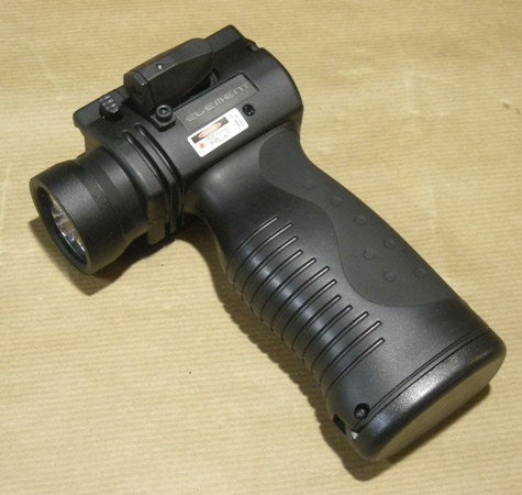 Vertical Grip con Torcia e Laser