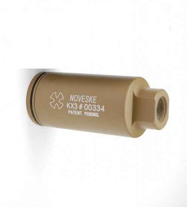 Noveske KX3 Tan Spegnifiamma Amplificatore di Suono Madbull