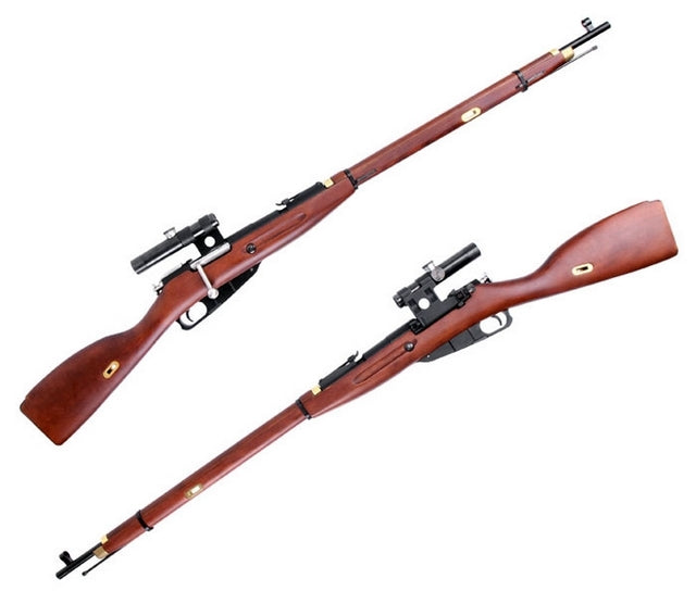 Mosin Nagant Full Wood & Metal Model 1891-30 Sniper  PU Scope Gas Power by Red Fire